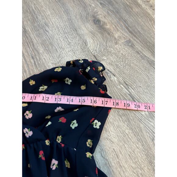 Madewell Wrap Confetti Floral Mini Dress Size 2 - Picture 12 of 12